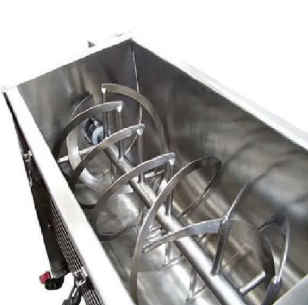 Automatic Ribbon Blender Machine | U-Shaped SS304 Horizontal Powder Mixer for Spices, Detergent, Flour & Chemicals | Variable Speed 10-50 RPM 3-Phase Motor VFD Control Industrial Batch Mixing